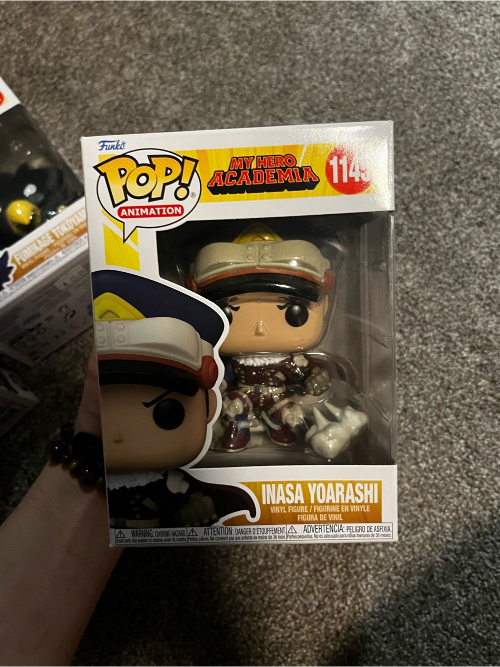 Funko Pop! Inasa Yoarashi - White, Maroon & Yellow